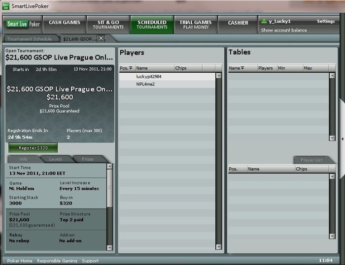 Класирайте се на GSOP Прага и PokerFest Румъния със Smart Live... 101