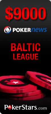 PokerStars ,000 Baltijos lygoje liko 3 turnyrai 101