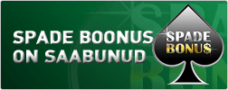 Paf Spade pokkeritoas tänasest kuni 00 boonus! 101