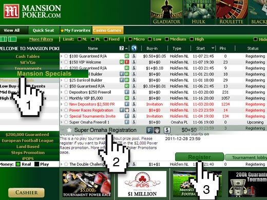Mansion Poker Super Omaha Race 102