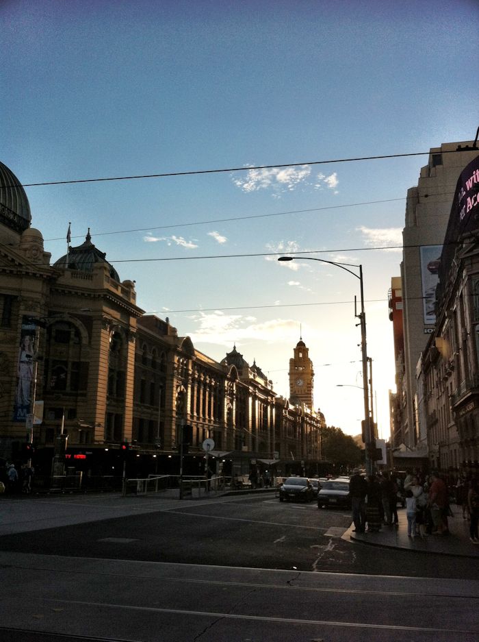 Flinders Street Station in Melbourne.