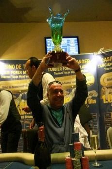 Gilles Haddad se sube al podio tras disputar el Tanger Poker Million VII 101