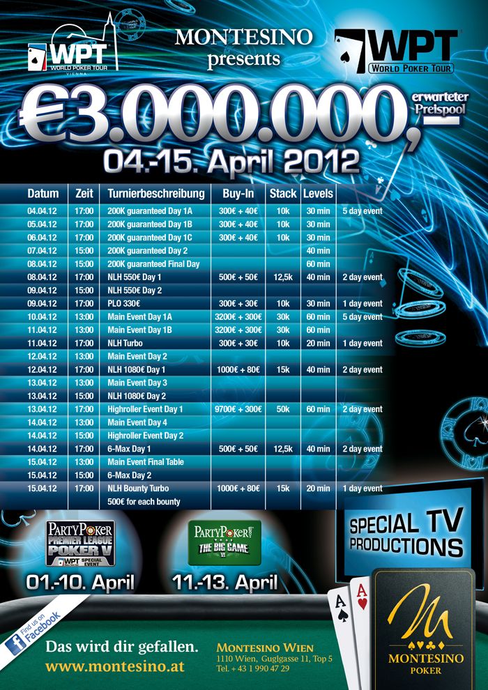 Eksklusiv WPT Wien pokerpakke til PokerNews sine lesere hos PartyPoker 101