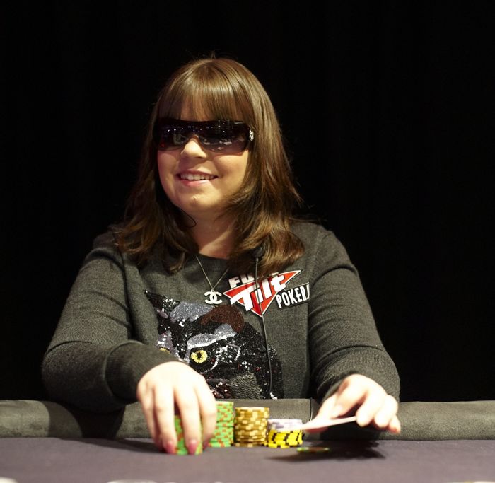 Annette Obrestad i fra tiden som Full Tilt Poker proff