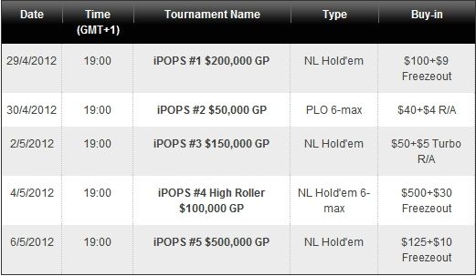 $ 1,000,000 гарантії у iPOPS на Titan Poker - Перша подія... 101