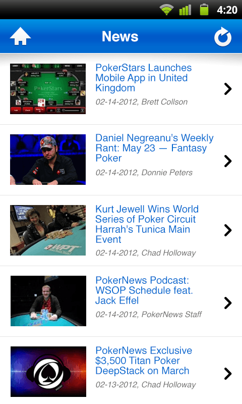PokerNews Lança Aplicativo para iPhone e Android 105