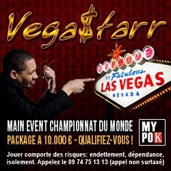 WSOP 2012 : Package Main Event à 10.000€ sur MyPok 101