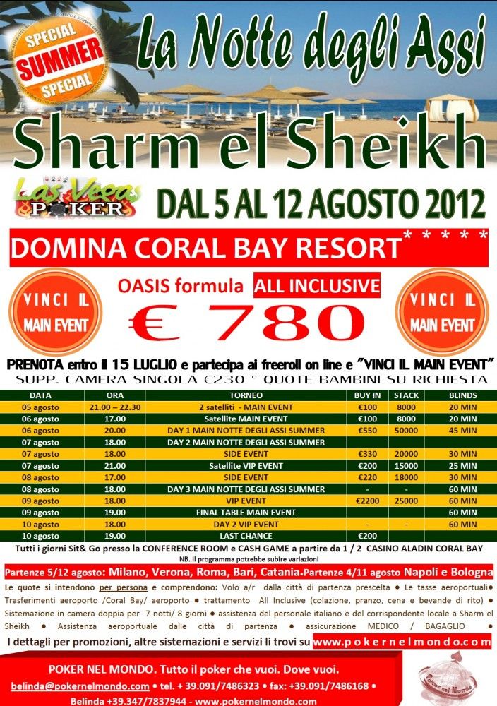 Tutti a Sharm con ‘La notte degli Assi Special Summer’! 101