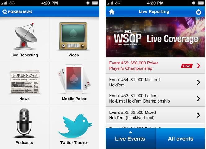 Pokernews app