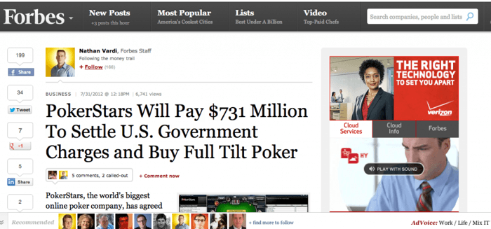 That PokerStars, Full Tilt Poker Settlement Was Kind of a Big Deal 114