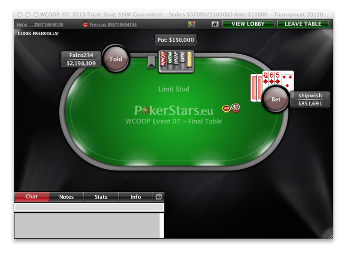 WCOOP 2012 recap - dag 3: Triple Stud en 5-card Draw niet favoriet bij Belgen en Nederlanders 101