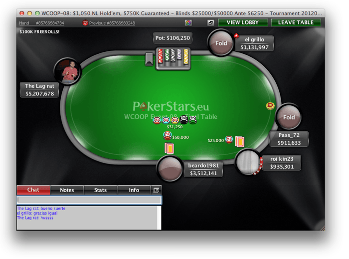 WCOOP 2012 recap - dag 4: Vier Nederlanders bij laatste 64 Heads-Up toernooi 101