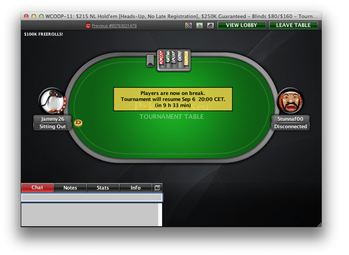 WCOOP 2012 recap - dag 4: Vier Nederlanders bij laatste 64 Heads-Up toernooi 103