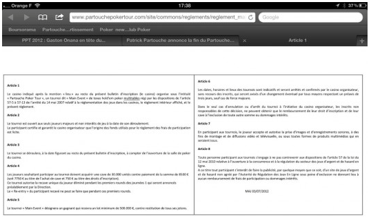 Partouche stopt ermee na Partouche Poker Tour Cannes 2012 101