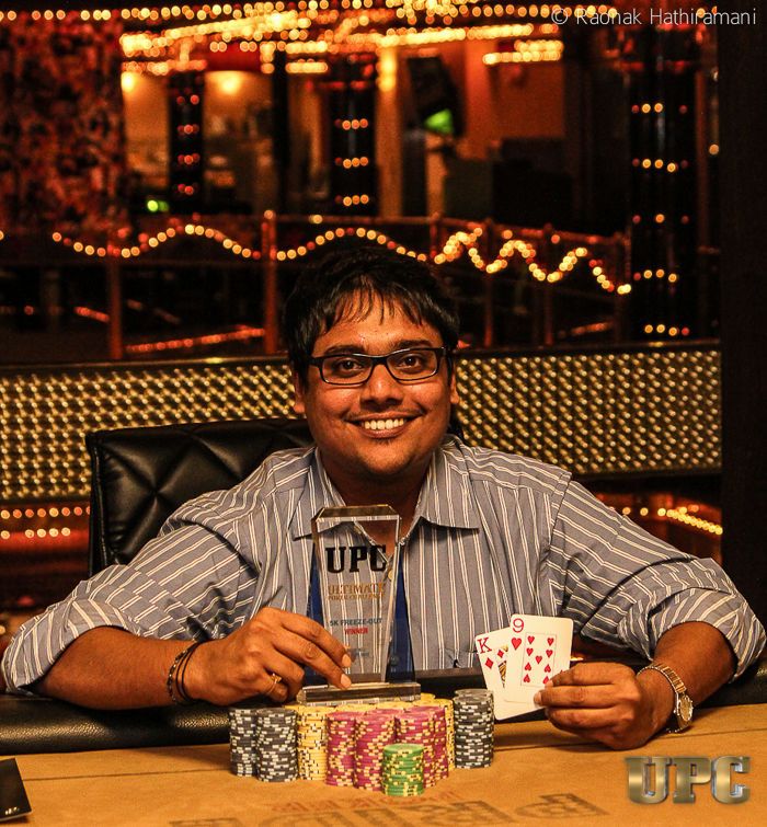 Susmit Patodia, winner of UPC 5k Freezeout