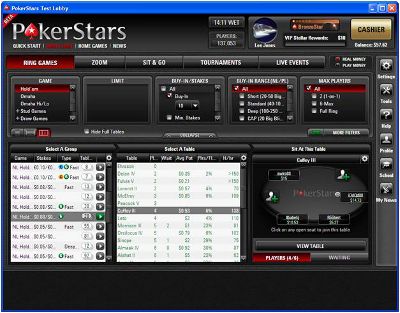 PokerStars  : son nouveau logiciel présenté par Lee Jones 101