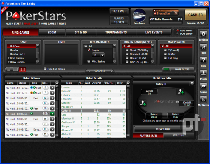 PokerStars presenta la versione 7 del software di gioco 102