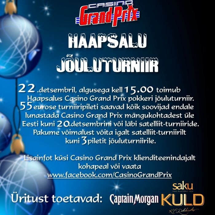 Tulemas Casino Grand Prix aastalõputurniirid Kuressaares ja Haapsalus 102