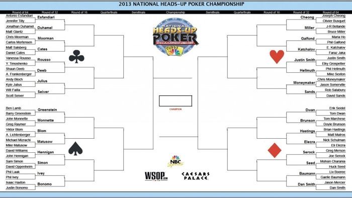 NBC National Heads-Up Poker Championship -- Round of 32 & 16 101