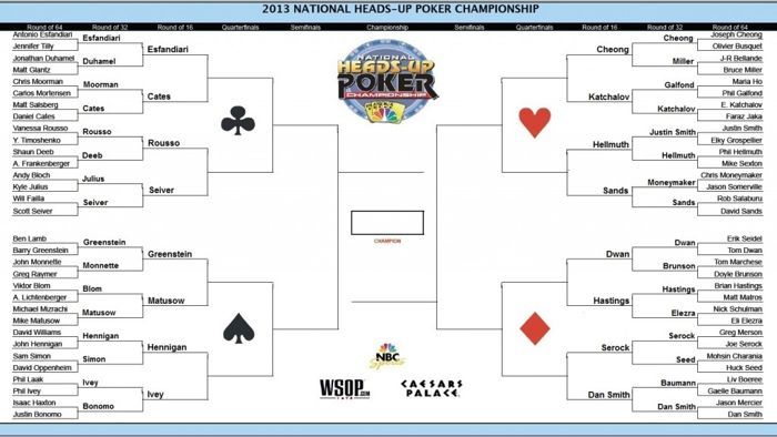 NBC National Heads-Up Poker Championship -- Round of 32 & 16 105