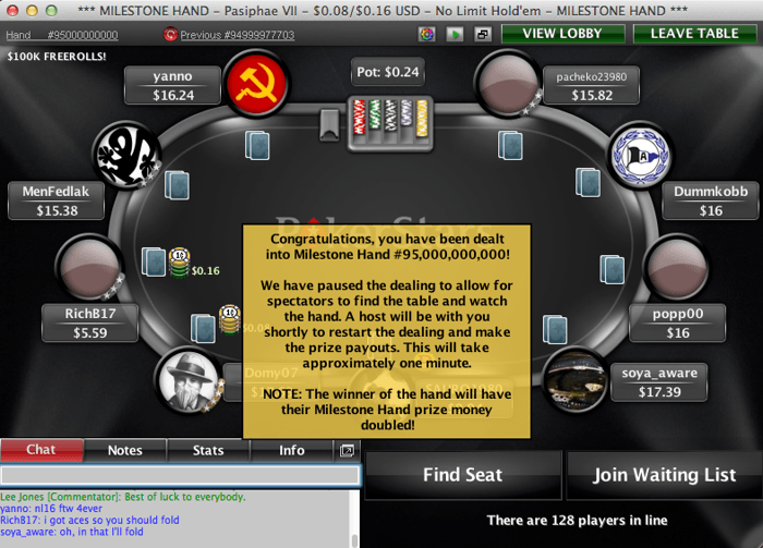 PokerStars har delt ut 95 milliarder spilte pokerhender 101
