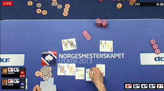 Etter dette dobbelt Smådal seg opp og tok føringen videre.