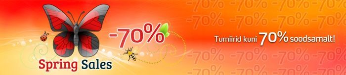 Olympic-Online turniiride osalustasud kuni 70% soodsamad 101