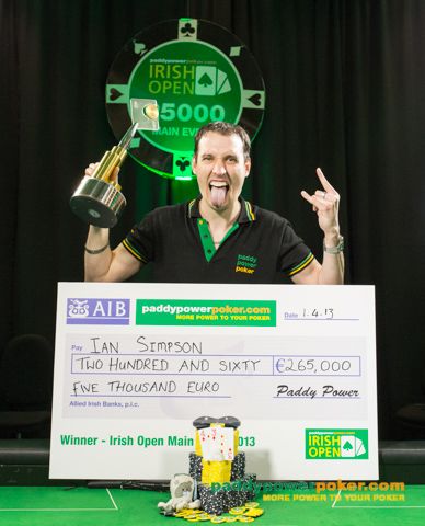 Ian Simpson - 2013 Irish Open champion