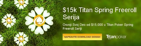 Proleće sa Akcijom uz ,000 Titan Spring Freeroll Seriju 101