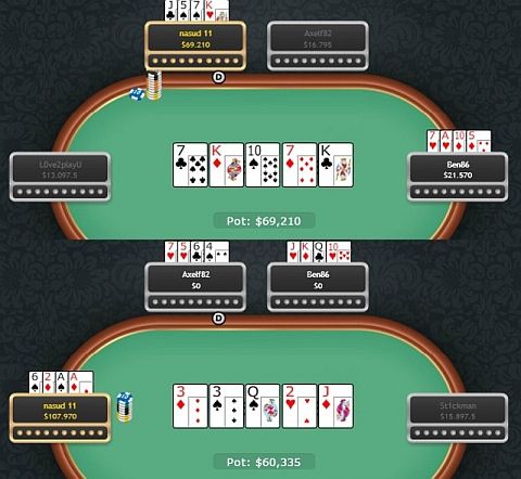 Český hráč 'nasud 11' se po odmlce vrátil za high stakes stoly 102