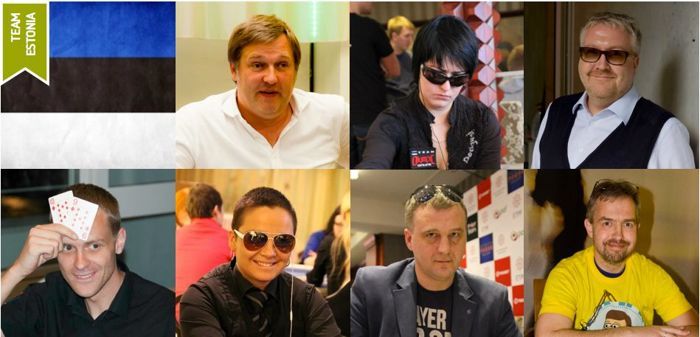 Eesti koondis: Henri Käsper, Kelly Limonova, Marek Reinaas, Herli Olop, Katti Järvsoo, Laur Sibold, Marko Kolk