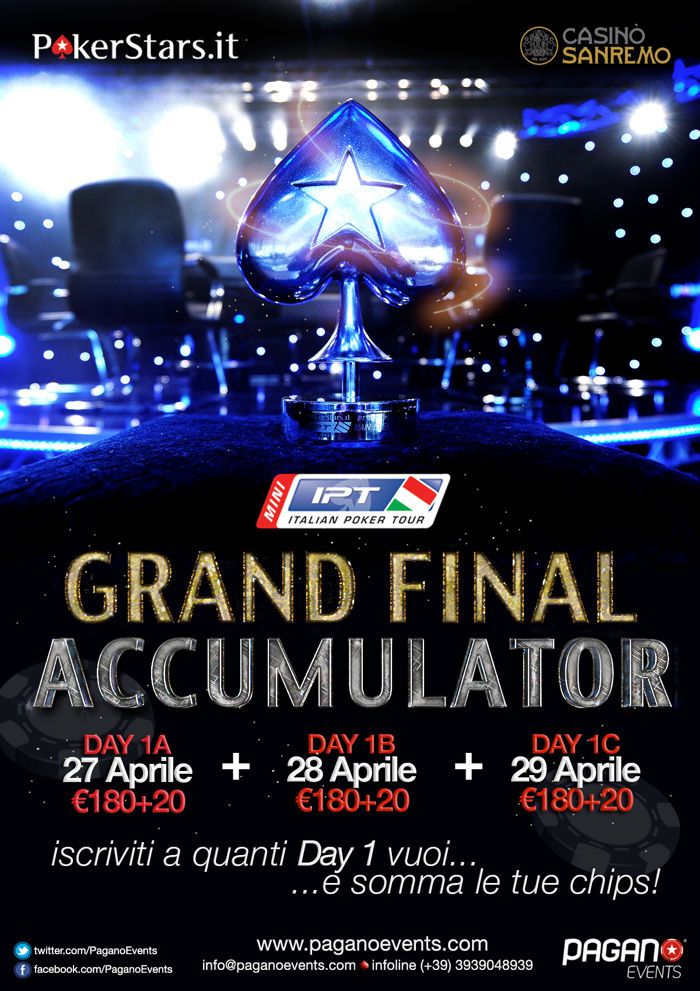Italian Poker Tour Grand Final: Mini IPT con “accumulator”! 101