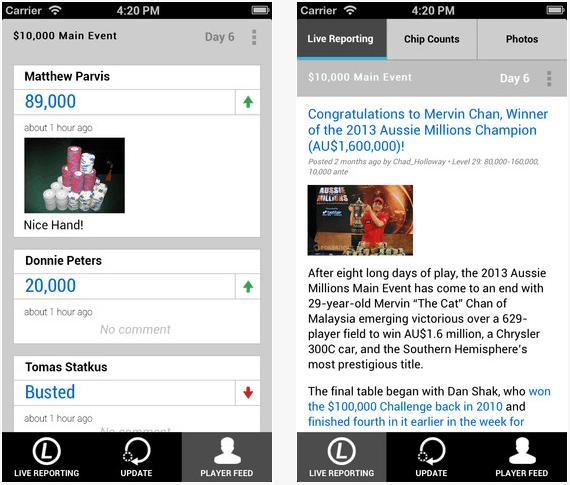 PokerNews My Stack App Available Now 102