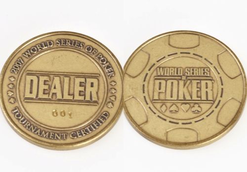 Golden ZHUANG  BANKER POKER Casino Poker Card Guard Cover Protector 