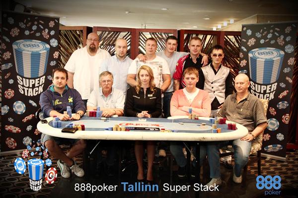 888 Super Stack Tallinn 2013 finaallaud