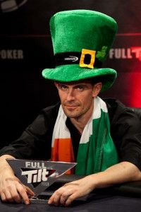 Gus Hansen, laimėjęs UKIPT Galway turnyrą, pasipuošė airiškomis spalvomis 101