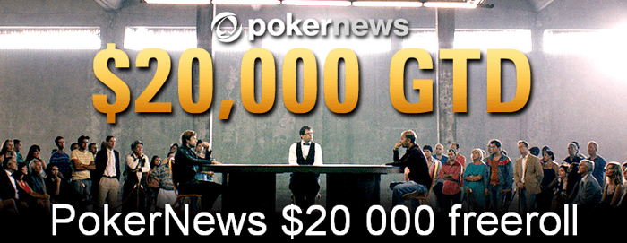 PokerNews 000 freerollile kvalifitseerumine kestab augusti lõpuni 101