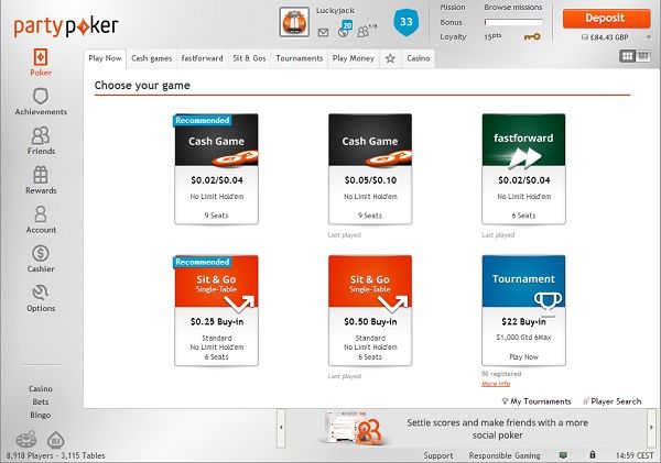 New PartyPoker.com Software Overhaul Coming "Very Soon" 102