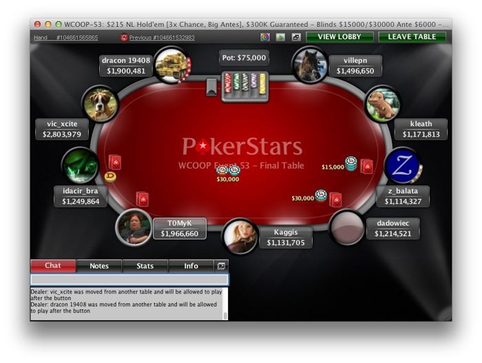 dadowiec na FT WCOOP Event 53