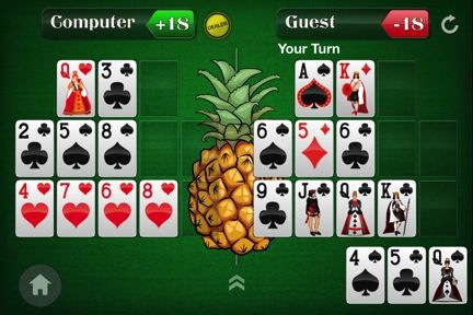 Spice Up Your Open-Face Chinese Poker Game by Adding a Pineapple Twist 104