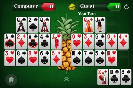 Spice Up Your Open-Face Chinese Poker Game by Adding a Pineapple Twist 110