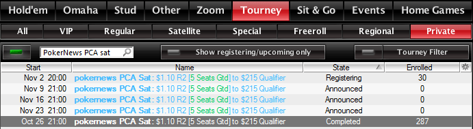 PokerStars Caribbean Adventure freerollid ja PokerNewsi kvalifikatsioonid 102
