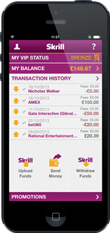 Χρησιμοποιήστε το Skrill μέσα από το κινητό σας για... 101