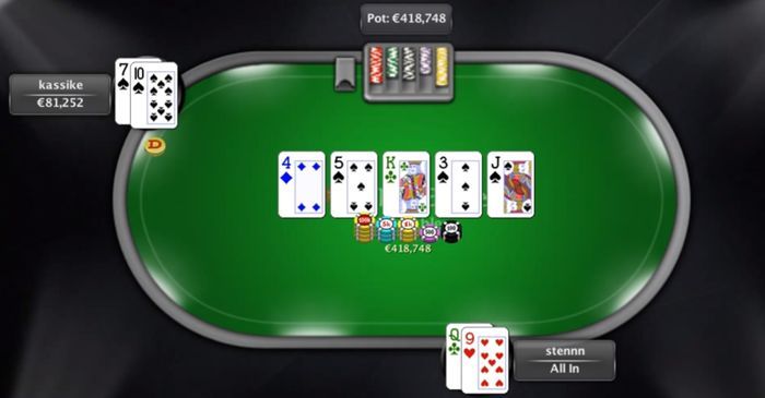 Ebaõnnestunud bluff määras turniiri saatuse