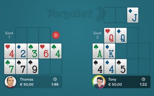 Open Face Chinese Poker (OFC) en Pineapple Open Face Chinese Poker regels 105