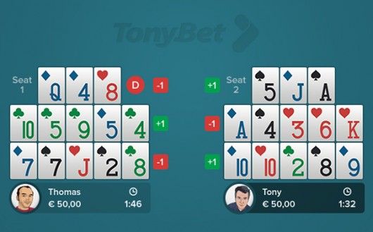 Open Face Chinese Poker (OFC) en Pineapple Open Face Chinese Poker regels 106