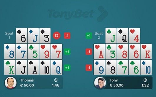 Open Face Chinese Poker (OFC) en Pineapple Open Face Chinese Poker regels 108
