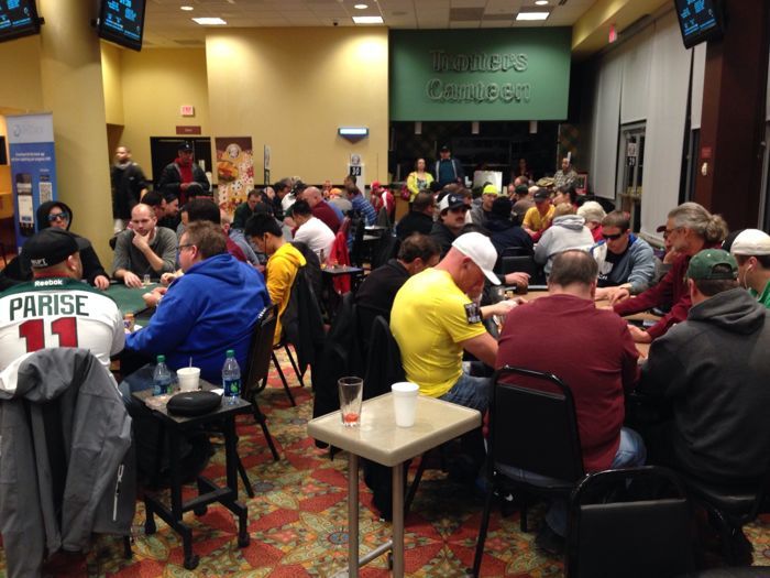 The $1,100 MSPT Main Event at Running Aces Harness Park drew 354 entrants