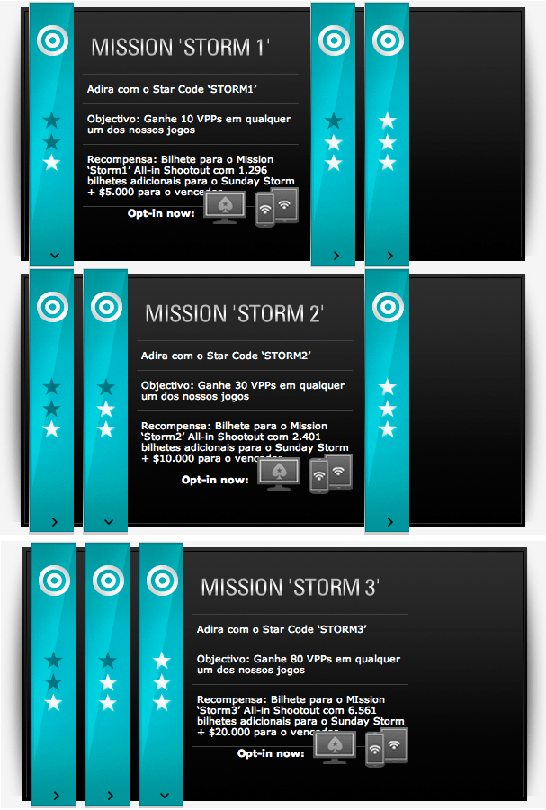 Mission Week Sunday Storm no PokerStars 101