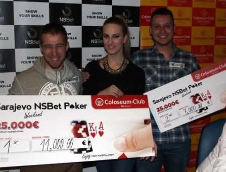 Milan Dondur je Pobednik NSBet Sarajevo Poker Vikenda Posle Podele Nagrada sa Markom Lukša... 102